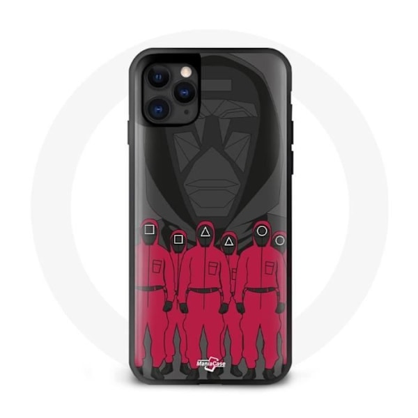 Coque Iphone 13 - Maniacase - Squid Game - Svart - Mjuk - Stötfångskydd