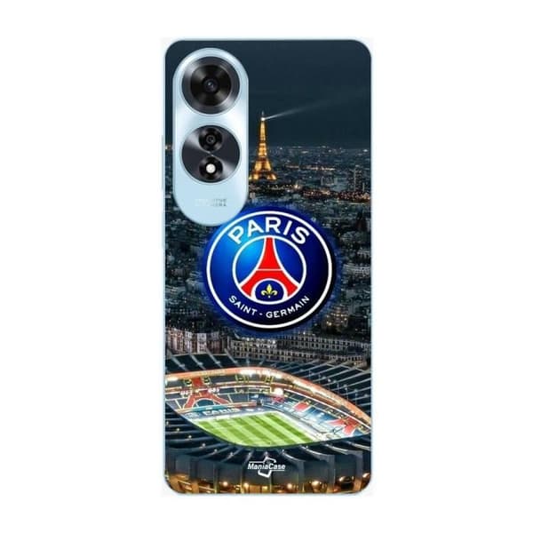 Coque för Oppo A60 PSG-logotyp stad natt Eiffeltorn Maniacase