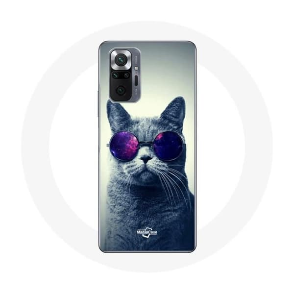 Cover til Xiaomi Redmi Note 10 Pro Kat briller Stil