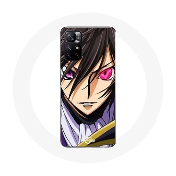 Coque - Maniacase - Xiaomi Redmi Note 11s 5G - Anime Code Geass Lelouch - Silikone - Blød svart