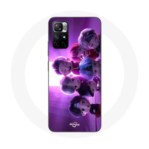Cover - MANIACASE - Redmi Note 11 5G - TinyTAN Animation - Blød - Unisex