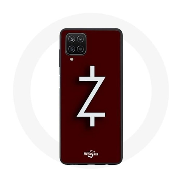 Coque för Samsung Galaxy A22 4G Ozark Säsong 4 Logotyp Z Vit Röd Bakgrund