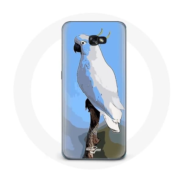 Cover til Samsung Galaxy A5 2017 Kakaduer Hvide Papegøjer Fugle