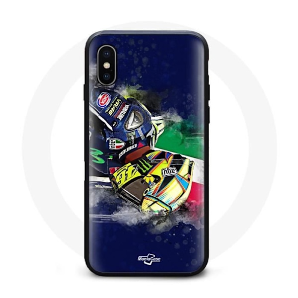 Coque - Valentino Rossi - Iphone XS Max - Souple - Monster - Blå