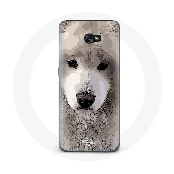 Cover til Samsung Galaxy A5 2017 Samoyed Grå Hunderace