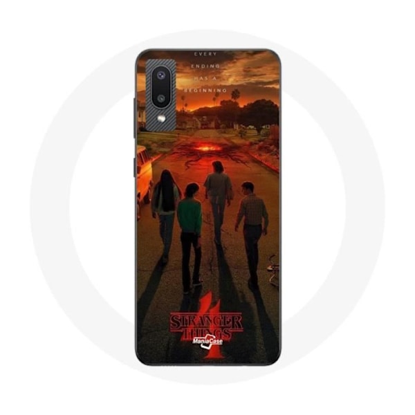 Coque för Samsung Galaxy A02 Stranger Things Säsong 4 Affisch Konst Utrustning av den Nya Teorin
