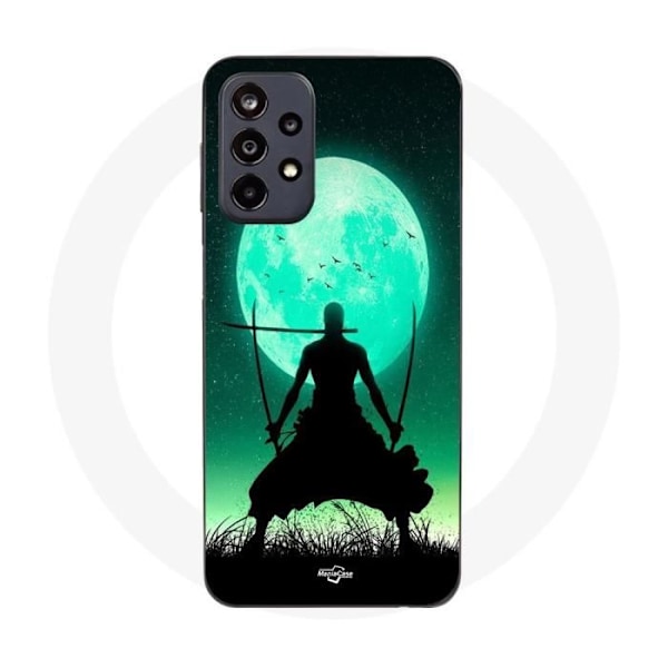 Coque Maniacase för Samsung Galaxy A32 5g Roronoa Zoro Trippel svärd Fullmåne