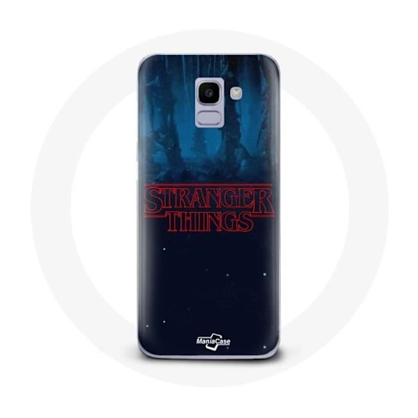 Coque för Samsung Galaxy A8 2018 Stranger Things logotyp från säsong 2