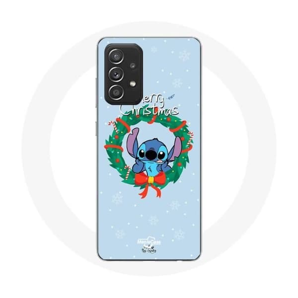 Coque pour Samsung Galaxy A33 5G Stitch lumiere joulua sininen