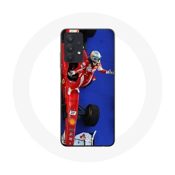 Coque - Maniacase - Samsung Galaxy A32 5G - Formel 1 - Fernando Alonso - Röd svart