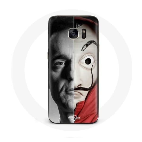 Coque pour Samsung Galaxy S6 edge La casa de papel Berlin Masque Split
