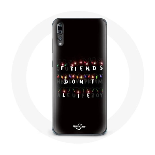 Coque för Huawei P20 Pro Stranger Things Affisch Friends Don't Lie God jul