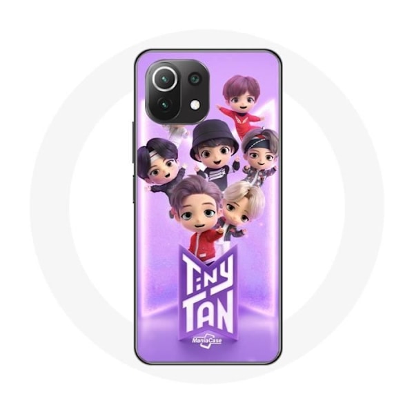 Coque för Xiaomi Mi 11 Lite BTS TinyTAN Animation Affisch RM Jin Suga J-Hope Jimin Jungkook Och V