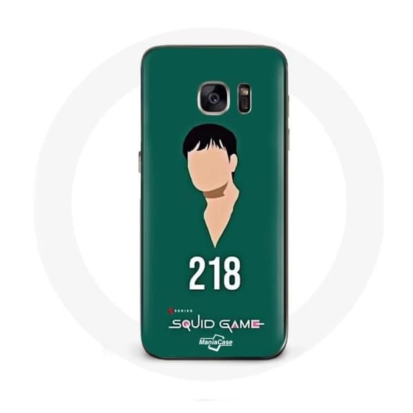 Samsung Galaxy S6 edge Squid Game Coque Cho Sang woo numero 218