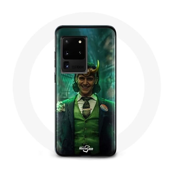 Coque - Maniacase - Samsung Galaxy S20 Ultra - Mjuk - Svart - Loki Thor Ragnarok Svart