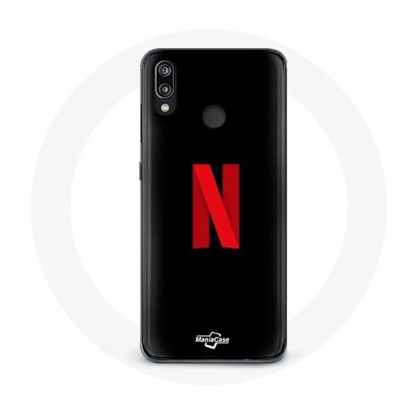 Coque - Huawei - P20 Lite - Netflix-logotyp - Flexibel - Telefon skydd röd svart