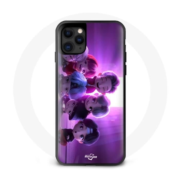 Coque för Iphone 12 Mini BTS TinyTAN Animation Affisch RM Jin Suga J-Hope Jimin V Och Jungkook Mic Drop