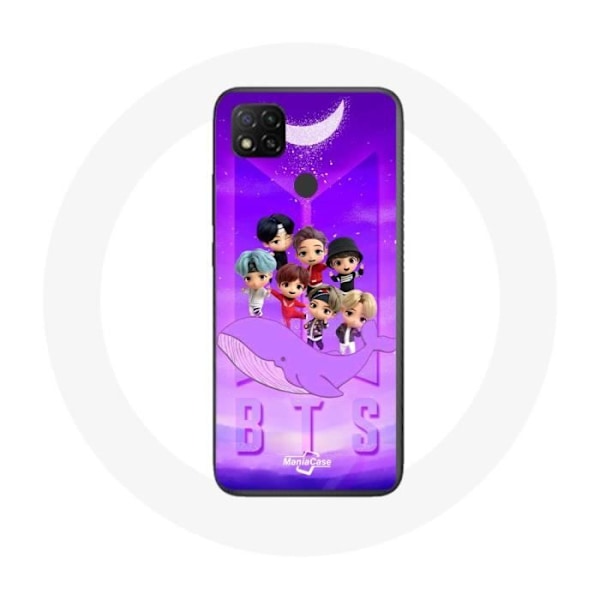 Skydd för Xiaomi Redmi 9C BTS TinyTAN Animation Affisch RM Jin Suga J-Hope Jimin Jungkook Och V Zero