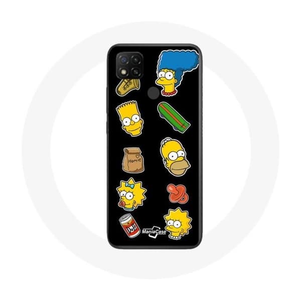 Xiaomi Redmi 9C Simpsons-tarrat musta tausta