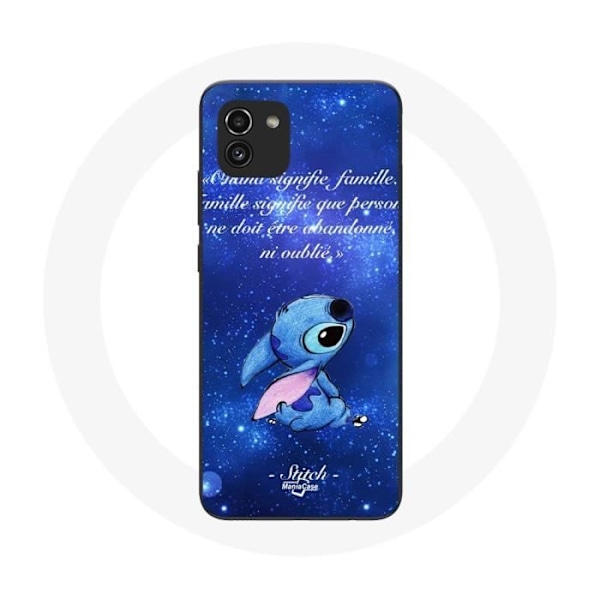 Coque för Samsung Galaxy A03 Stitch Ohana Citat