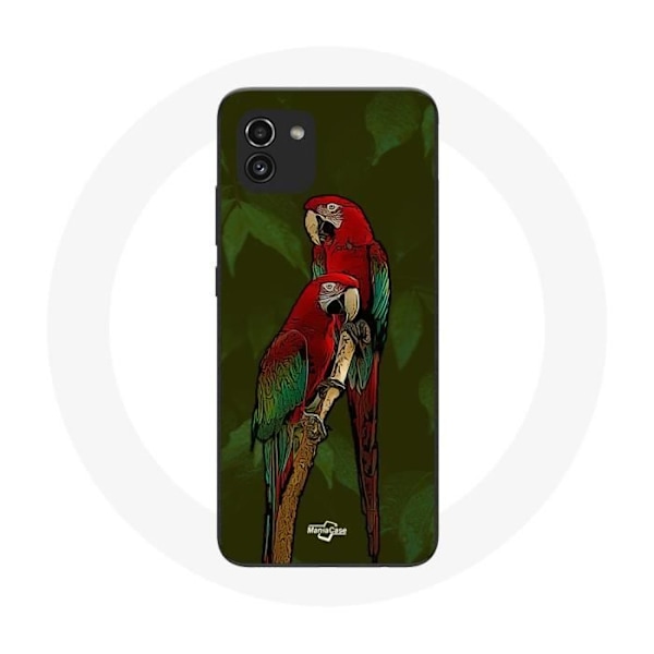 Coque Samsung Galaxy A03 Pionus Papegoja Röd