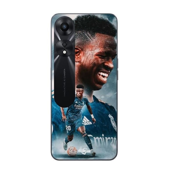 Coque - Real Madrid - A78 5G - Souple - Blå - Tapet Blå
