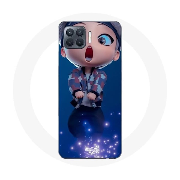 Coque för Oppo A93 BTS TinyTAN Animation V Mic Drop