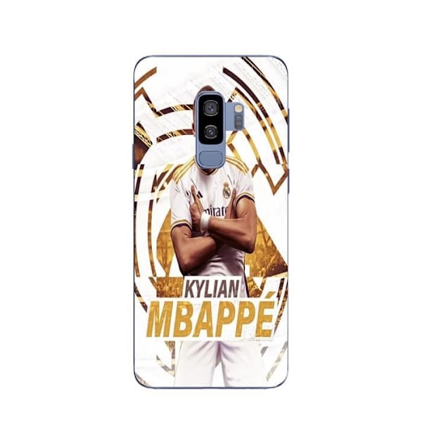 Coque Maniacase för Samsung Galaxy S9 Plus Kylian Mbappe Real Madrid bakgrundsbild firande