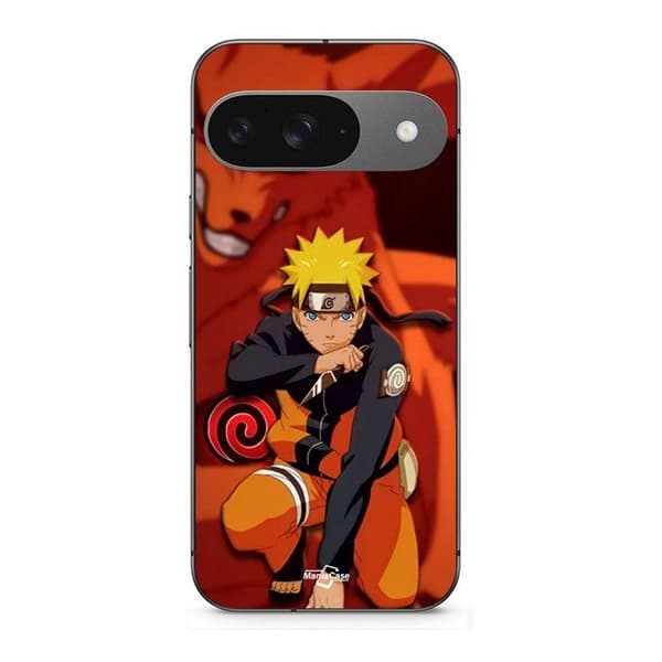 Cover til Google Pixel 9 Naruto Kurama mode svart