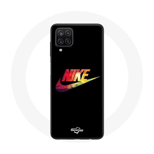 Coque - Maniacase - Galaxy A12 - Nike-logotyp - Snygg - Svart Svart