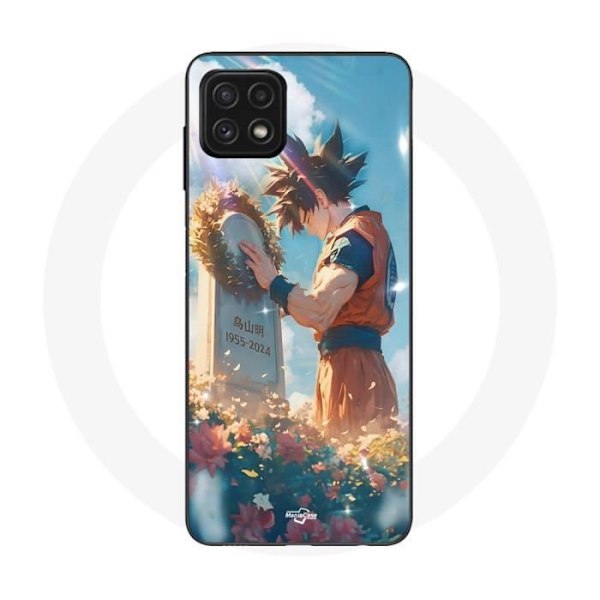 Coque Maniacase för Samsung Galaxy A22 5G Akira Toriyama Son Goku Tombe