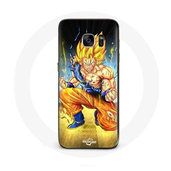 Coque för Samsung Galaxy S6 edge Son Goku Dragon Ball arg kropp