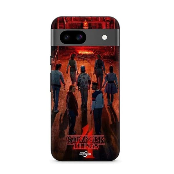 Cover til Google Pixel 8a Stranger Things sæson 4 svart