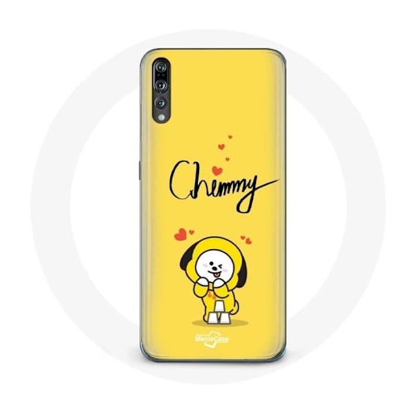Coque för Huawei P20 Pro BTS Bangtan Boys BT21 Chimmy Jimin Gul Bakgrund