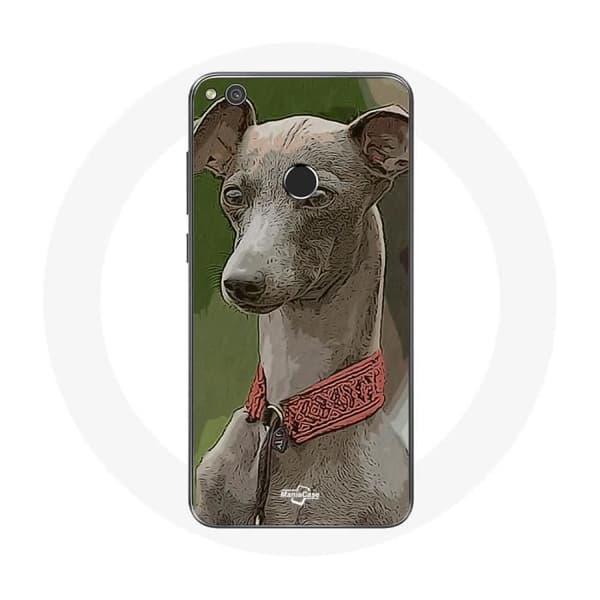 Huawei P8 Lite 2017 Lévrier Greyhound - Harmaa kuori