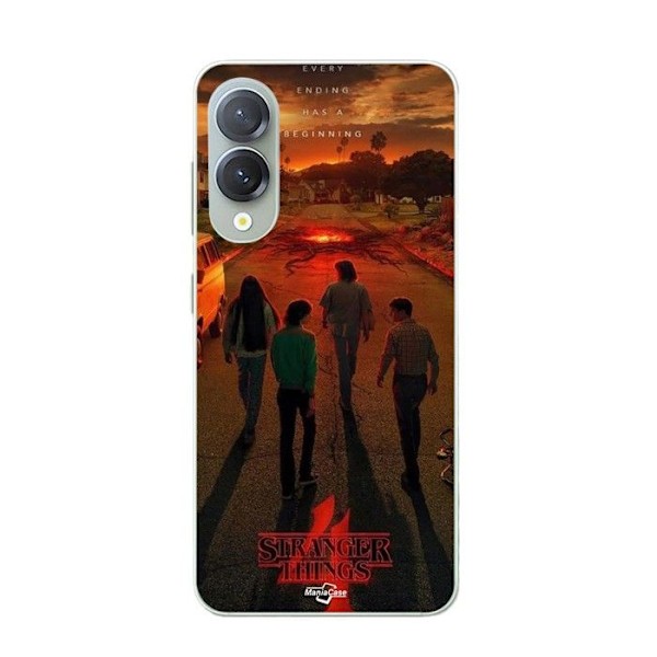 Coque För Samsung Galaxy S25 Edge stranger things säsong 4 Maniacase Svart