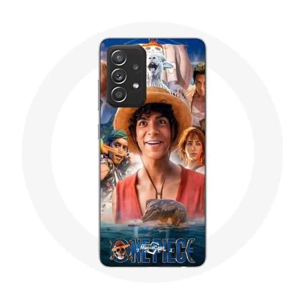 Coque - One Piece - Samsung Galaxy A52 - Flexibel - Vit - Konst Säsong 1