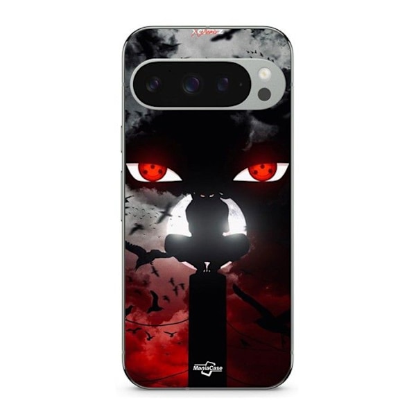 Coque - MANIACASE - Google Pixel 9 Pro - Itachi Uchiwa - Silikon - Mjuk Svart