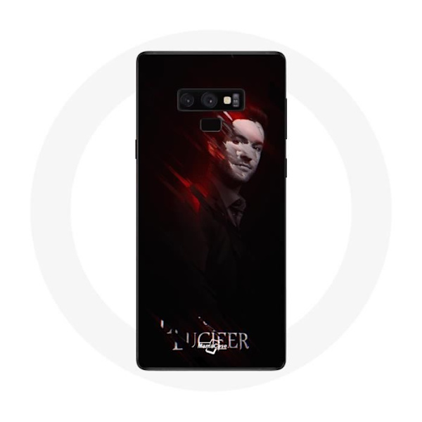 Cover til Samsung Galaxy Note 9 Lucifer Serie sort baggrund