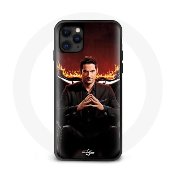 Coque - Lucifer - Iphone 12 Pro - Mjuk - Svart - Unisex