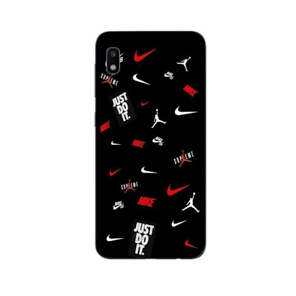 Coque Maniacase för Samsung Galaxy A10 nike jordan vit röd svart bakgrund