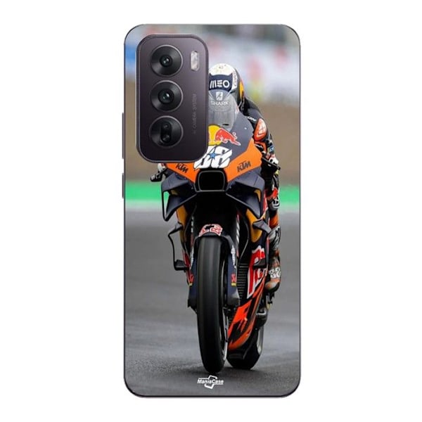 Coque - Maniacase - Oppo Reno 12 5G - Svart - Flexibel - Miguel Oliveira Moto GP