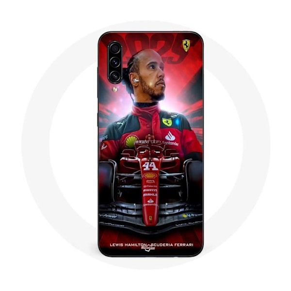 Coque Maniacase för Samsung Galaxy A50 Lewis Hamilton Ferrari officiell