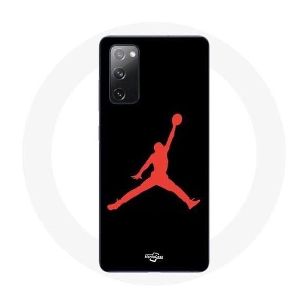Coque för Samsung Galaxy S20 FE Michael Jordan Logotyp Röd