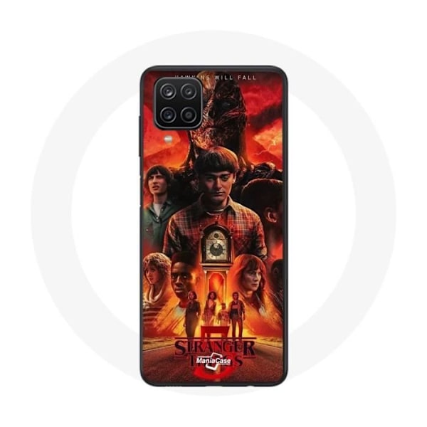 Coque - Maniacase - Samsung Galaxy A42 5G - Flexibel - Svart - Stranger Things Säsong 5