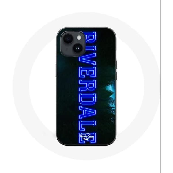 Coque - Maniacase - Iphone 14 Plus - Mjuk - Logotyp - Blå Blå