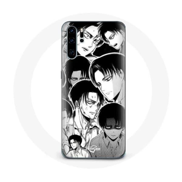 Coque för Huawei P30 Attack on Titan Manga Levi Ackerman