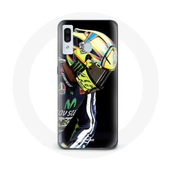 Cover - Valentino Rossi - Samsung Galaxy A40 - Blød - Sort - Beskyttelse