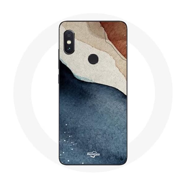 Coque för Xiaomi Redmi Note 5 AI Dual Camera med abstrakt textur bakgrund