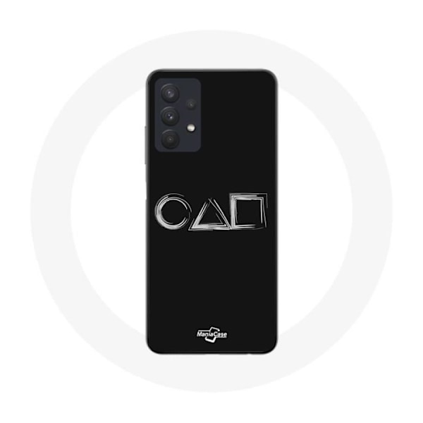 Coque - Maniacase - Samsung Galaxy A32 5G - Squid Game - Svart - Mjuk svart